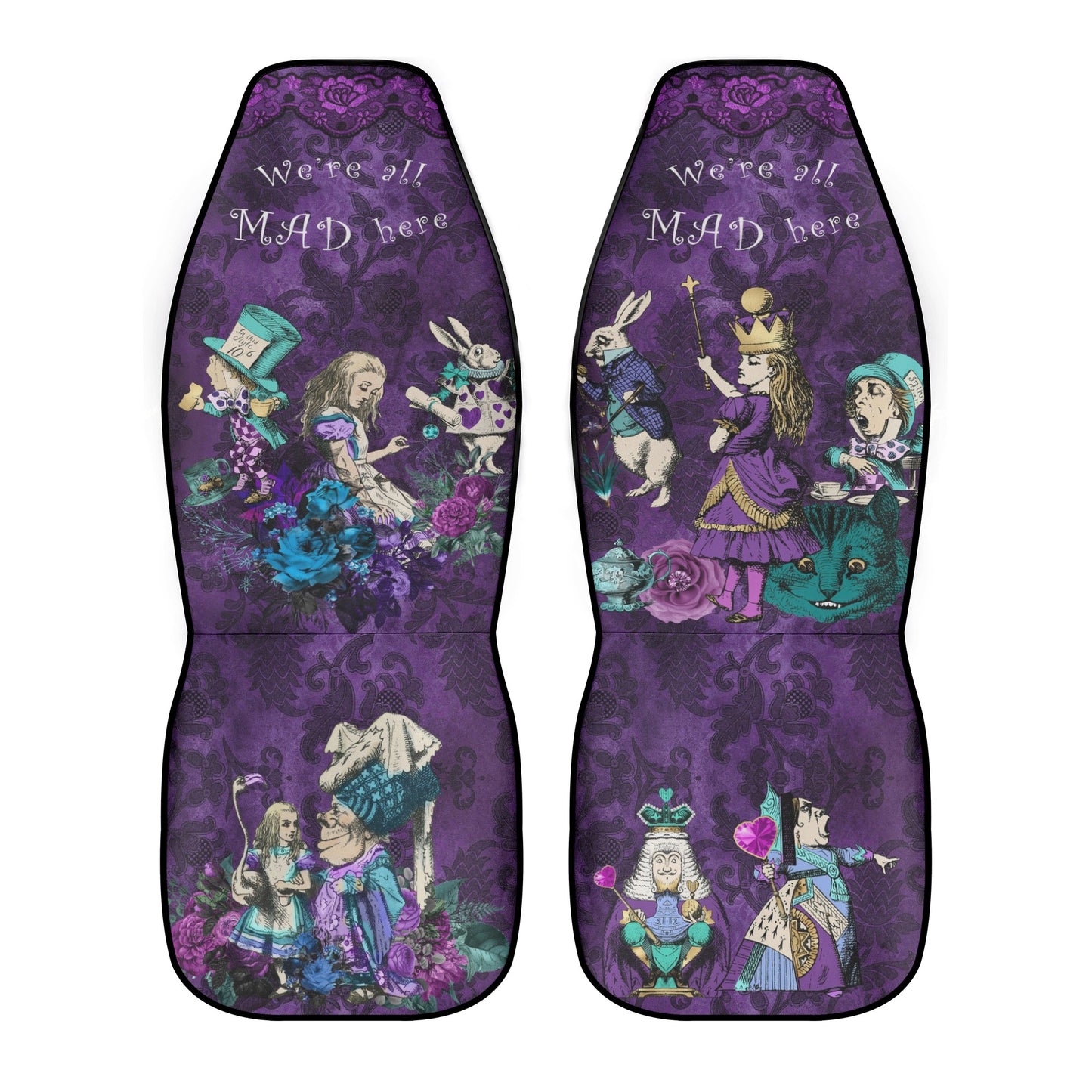 Purple Alice Purple Car Seat Covers (Set of 2)