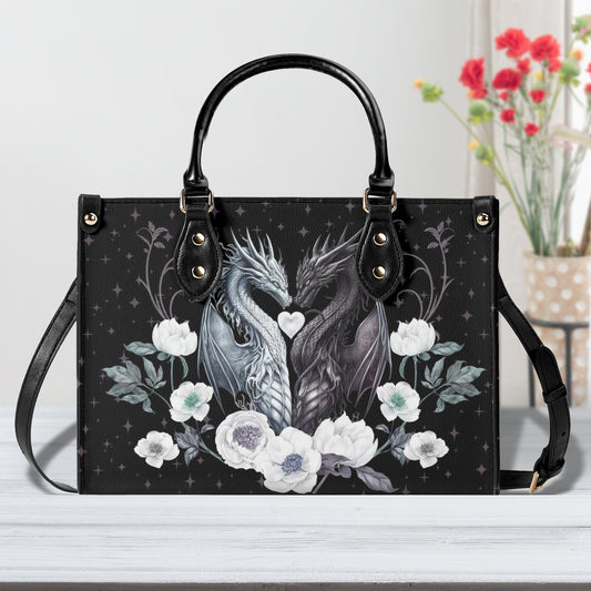Dragons In Love Luxury Women PU Leather Handbag