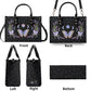 Moon Flowers #1 Luxury Womens PU Leather Handbag