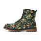 Frog and Mushroom Womens Luxe Combat Boots