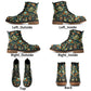 Frog and Mushroom Womens Luxe Combat Boots