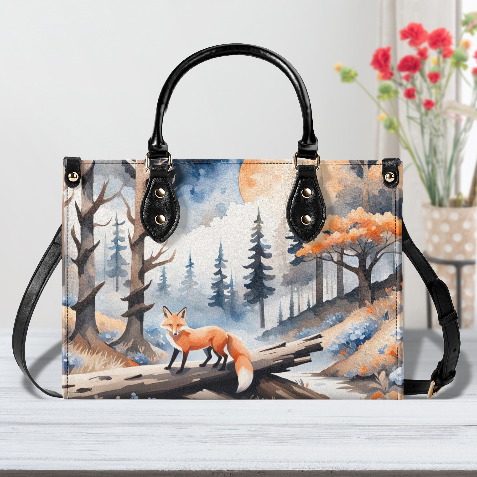 Fox Leather Shopping Purse | Fox Leather Shoulder Bag - Shoulder Bag Leather  Women - Aliexpress