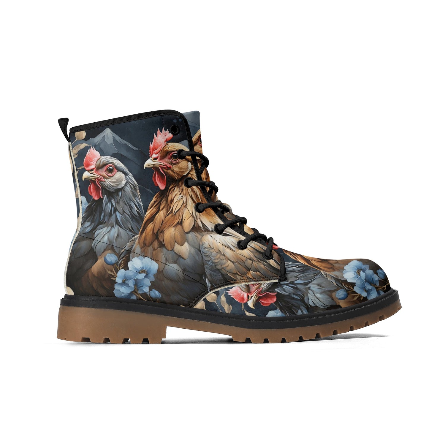Chicken Lover Boots, Womens Combat Boots