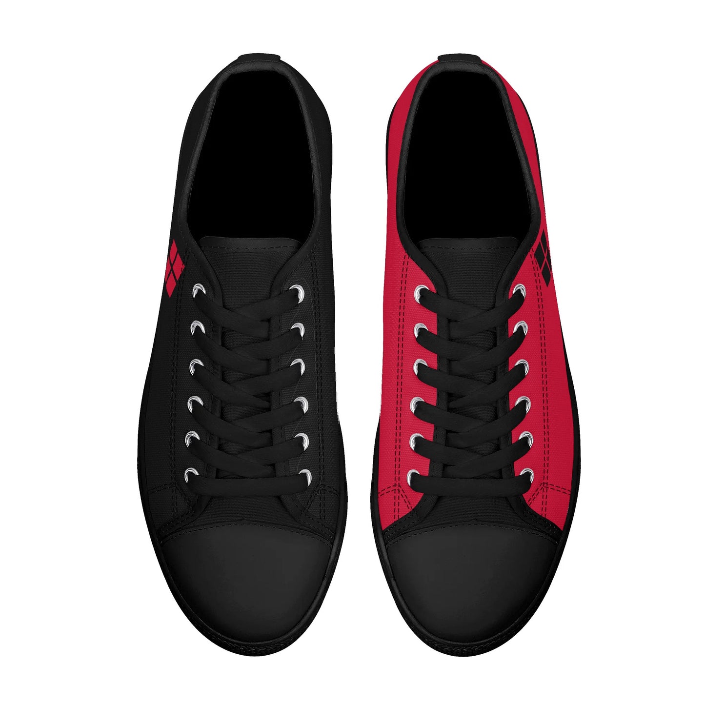 Harley Red Opposites Womens Rubber Low Top Sneakers