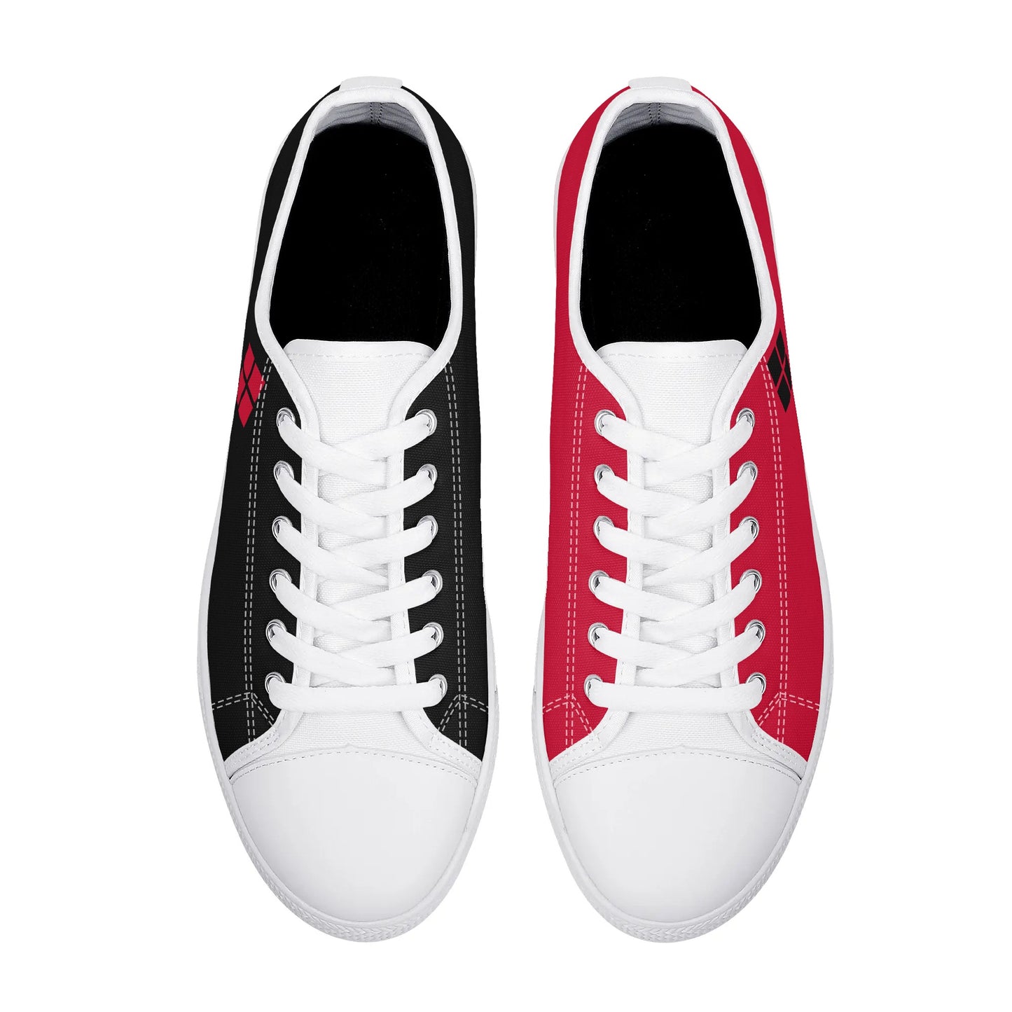 Harley Red Opposites Womens Rubber Low Top Sneakers