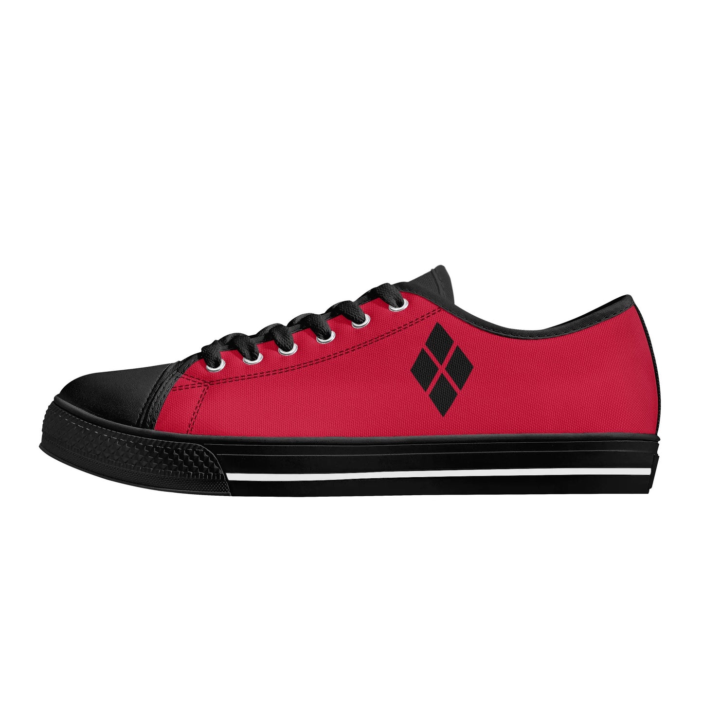 Harley Red Opposites Womens Rubber Low Top Sneakers