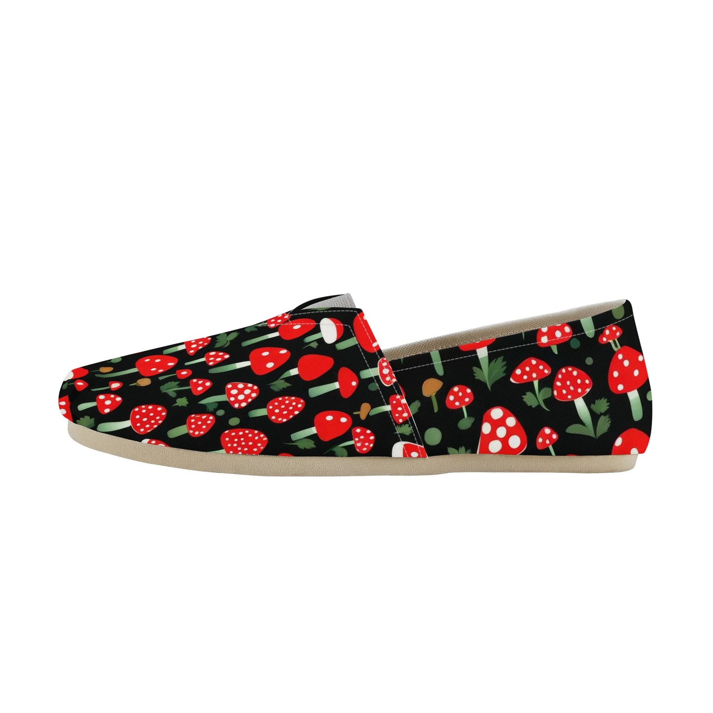 Mushrooms Womens Casual Slip-On Shoes