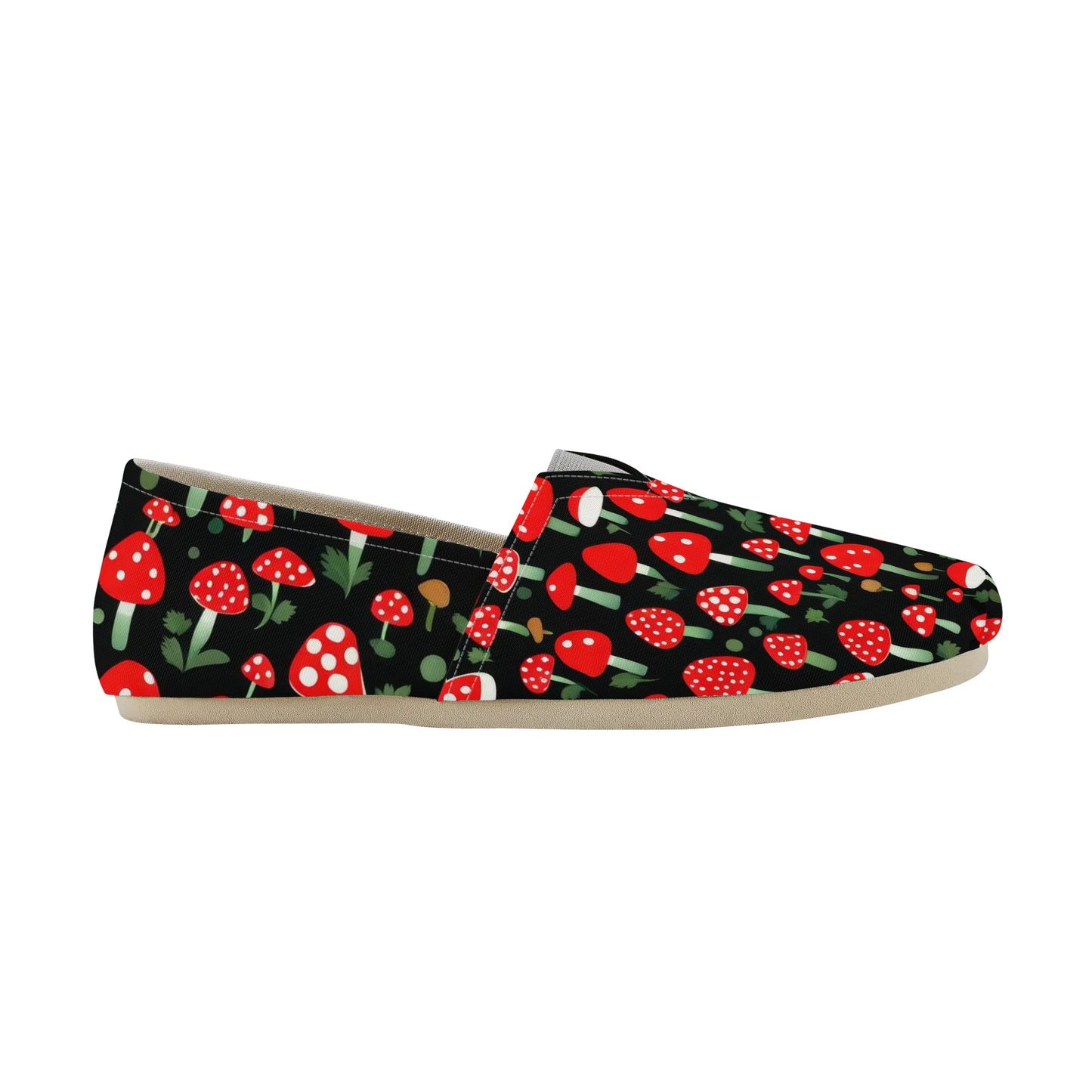 Mushrooms Womens Casual Slip-On Shoes