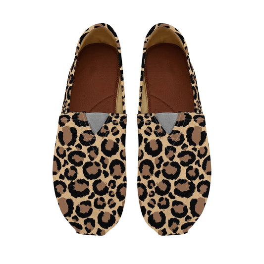 Leopard Print Womens Casual Slip-On Shoes