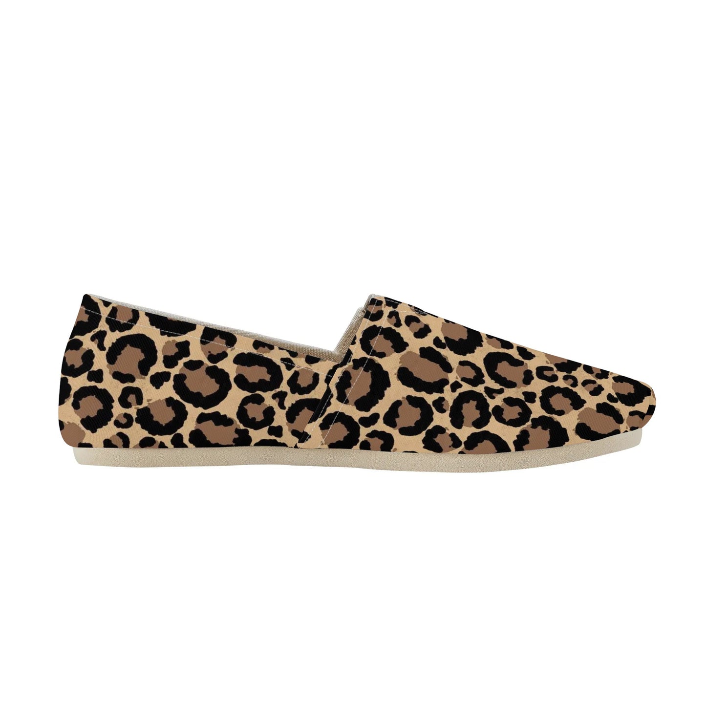 Leopard Print Womens Casual Slip-On Shoes