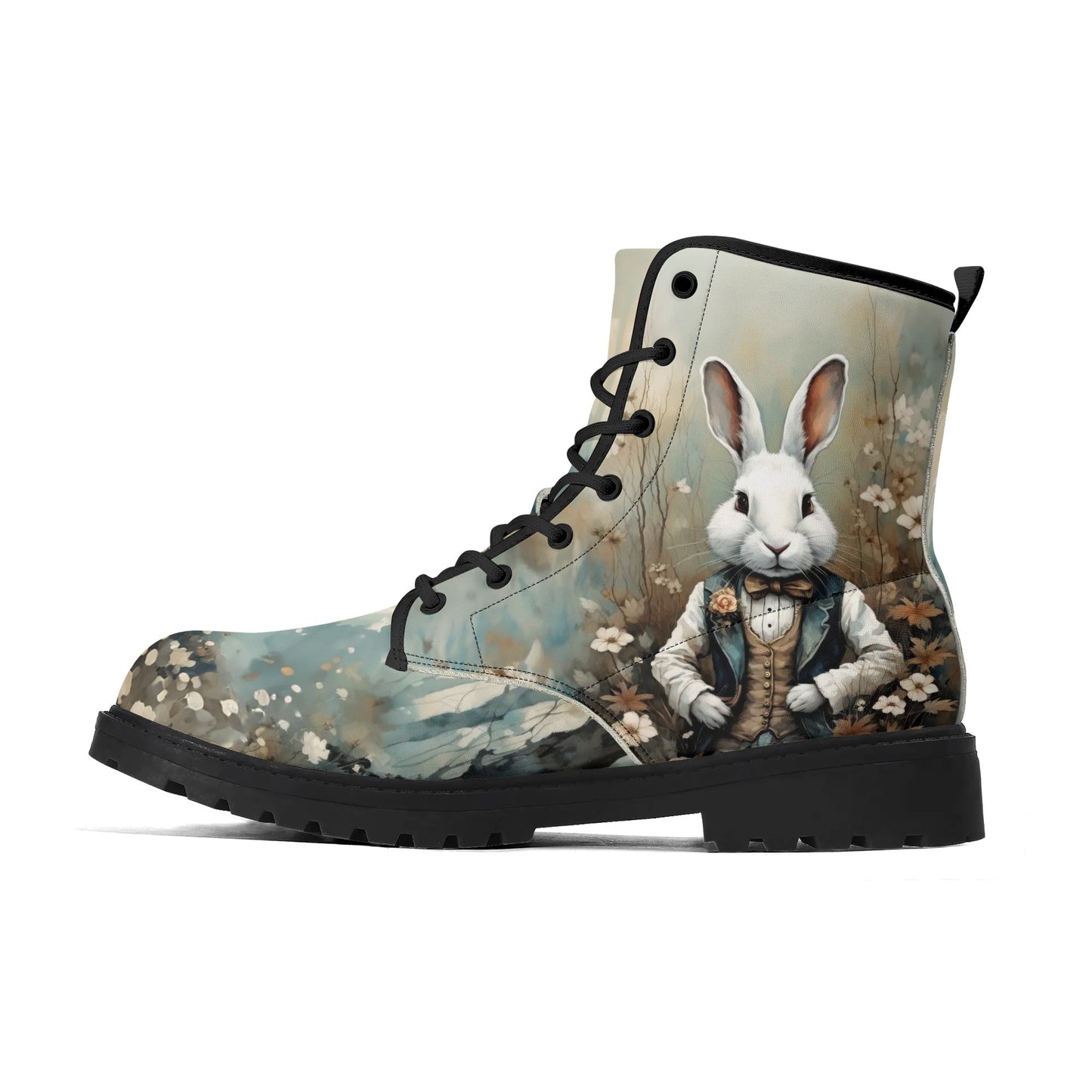 Alice in Wonderland Womens Vegan Boots