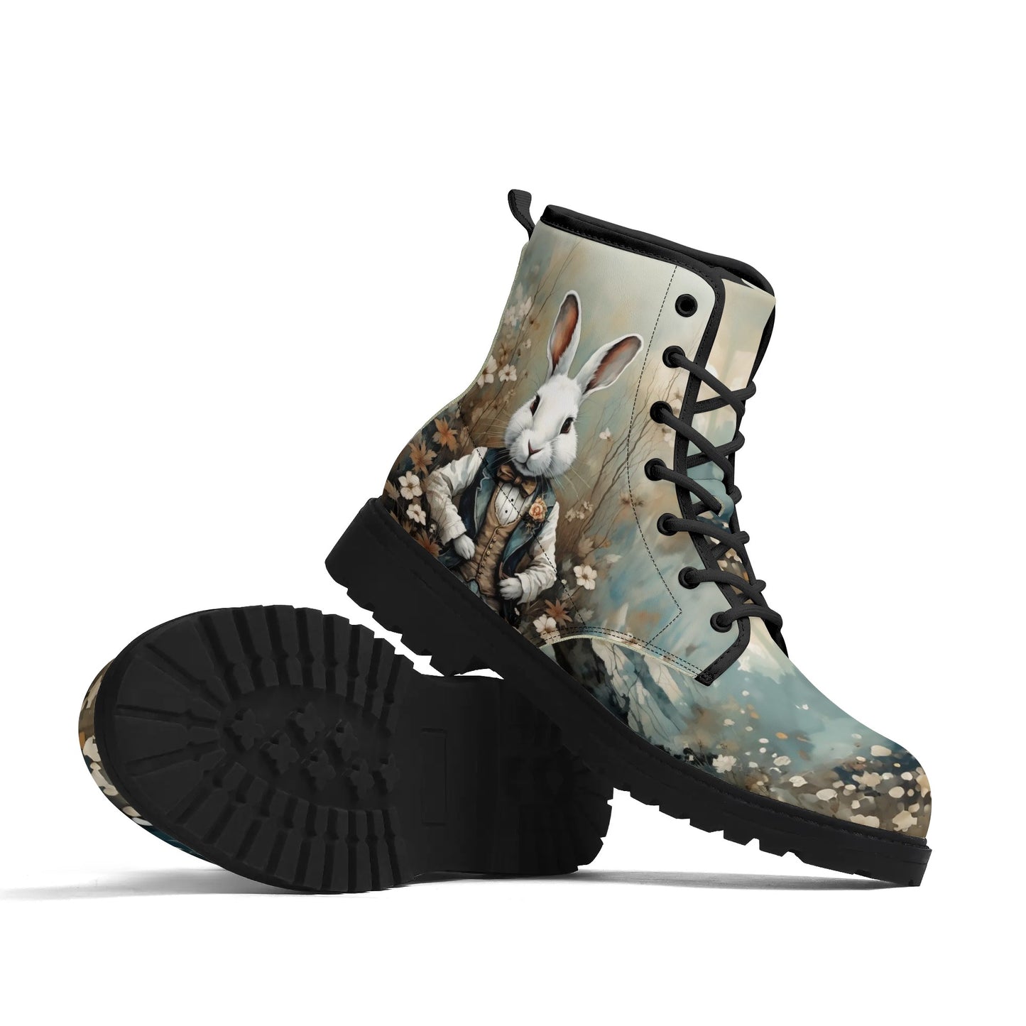 Alice in Wonderland Womens Vegan Boots