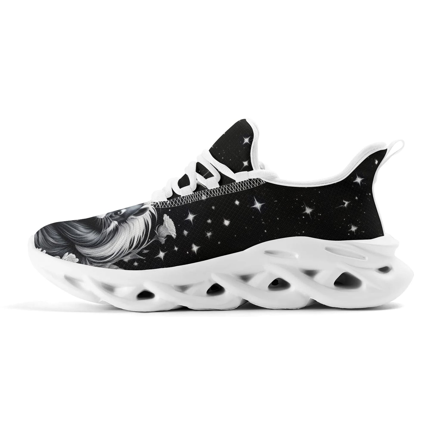 Skunk Black White Womens Premium Sneakers