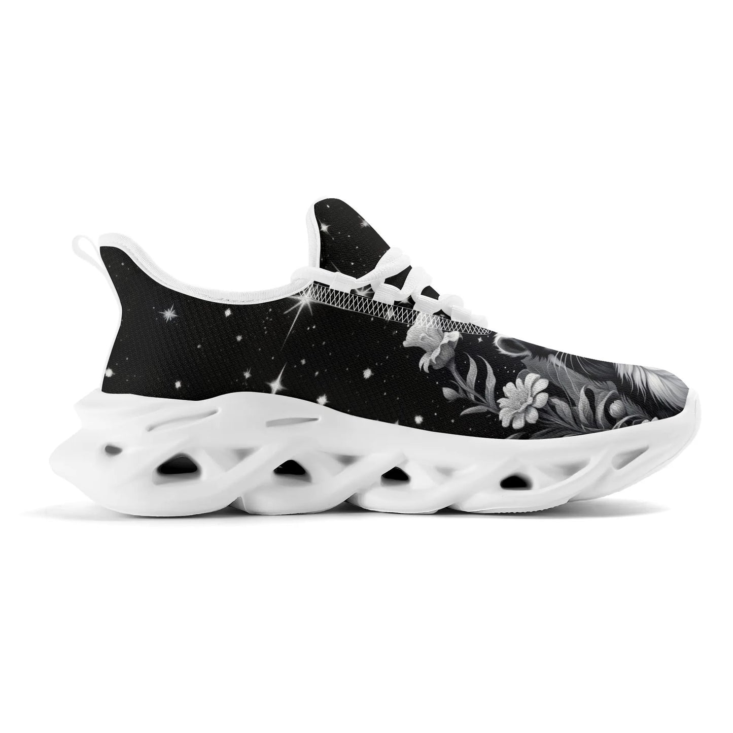 Skunk Black White Womens Premium Sneakers