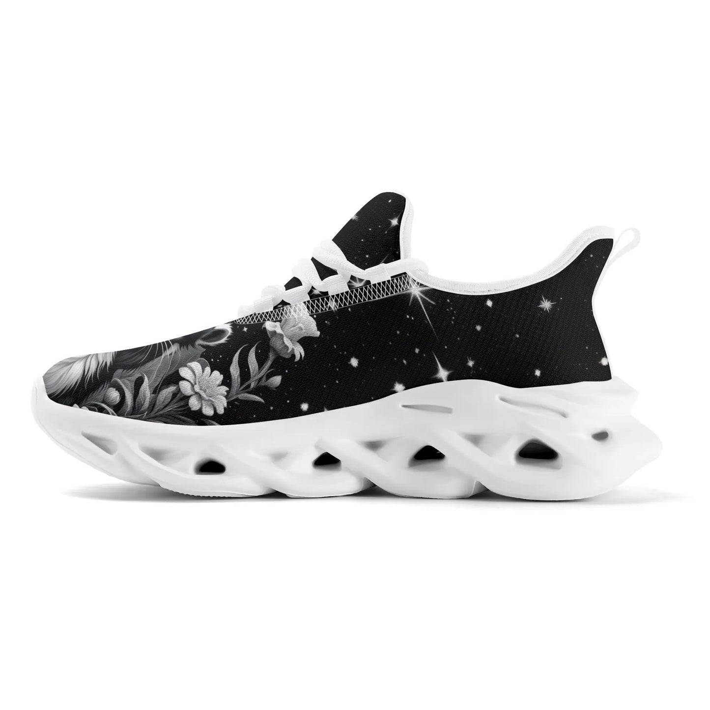 Skunk Black White Womens Premium Sneakers