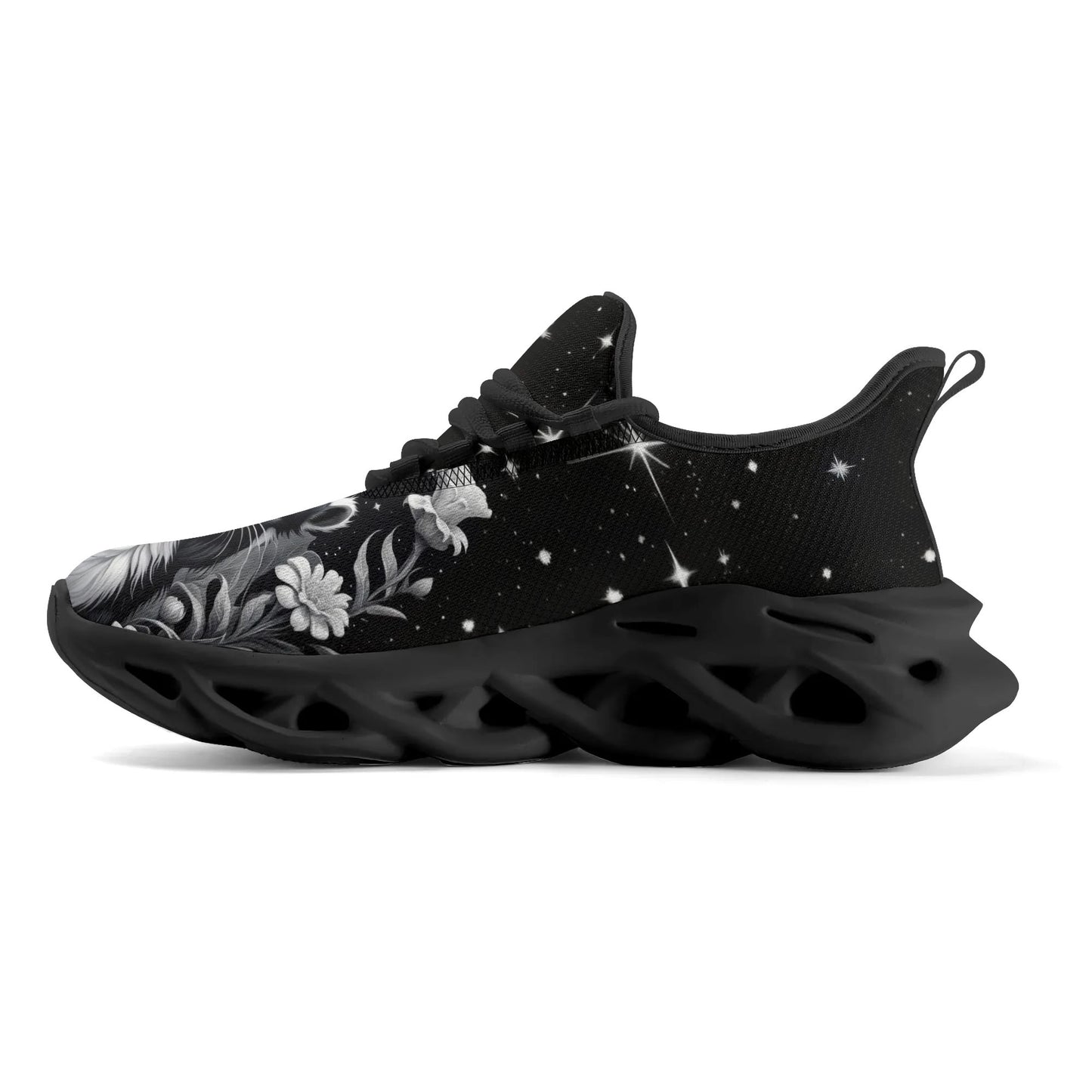 Skunk Black White Womens Premium Sneakers