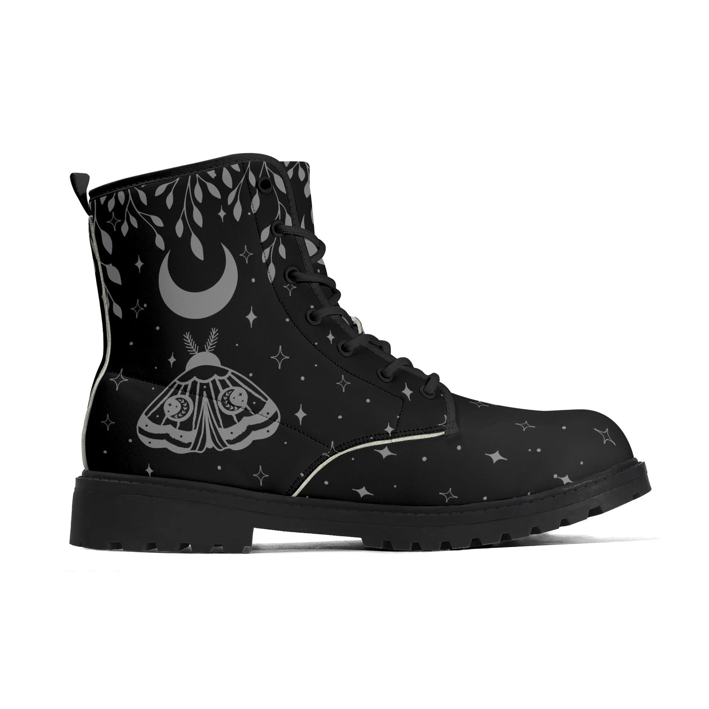 Moon Moth Womens Vegan Combat Boots