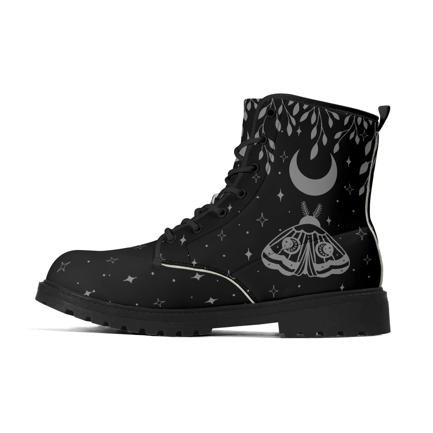 Moon Moth Womens Vegan Combat Boots