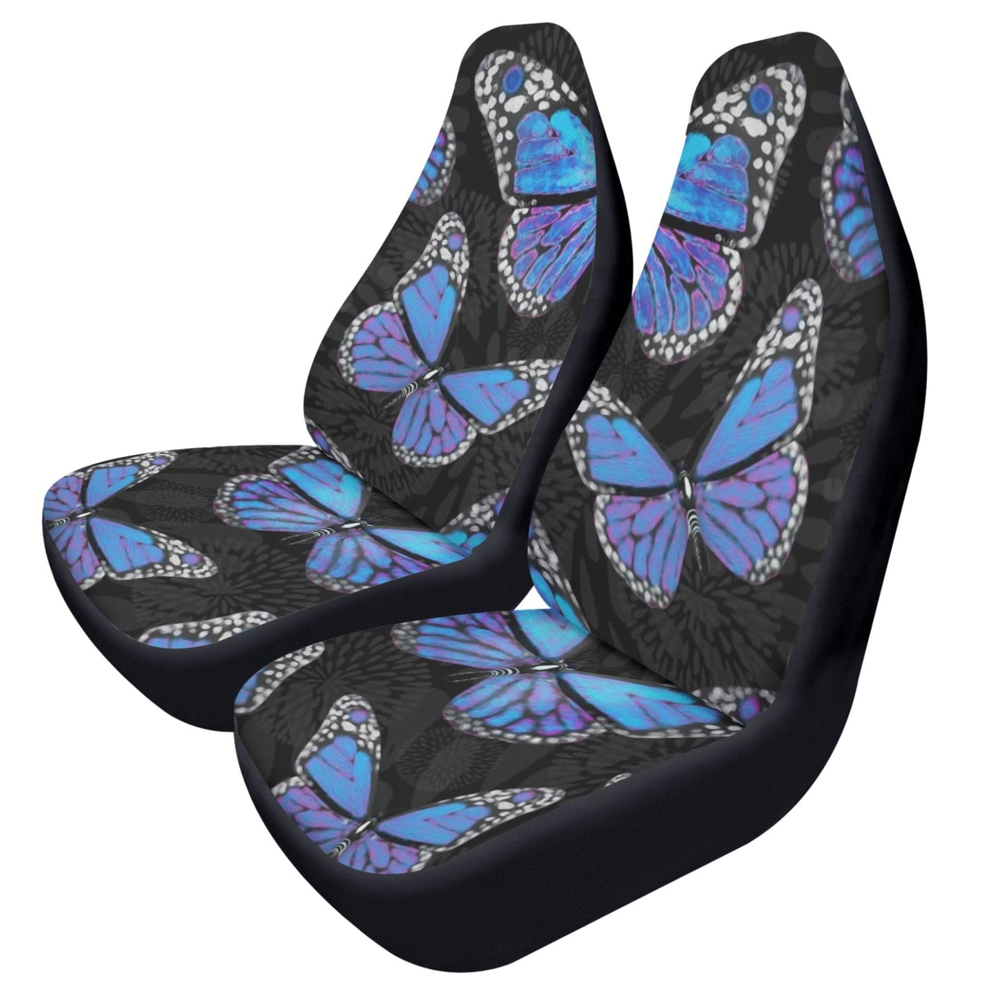 Large Blue Butterflies Car Seat Covers