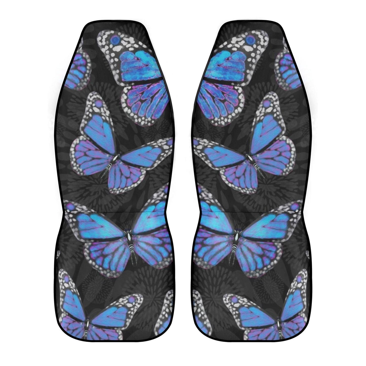 Large Blue Butterflies Car Seat Covers