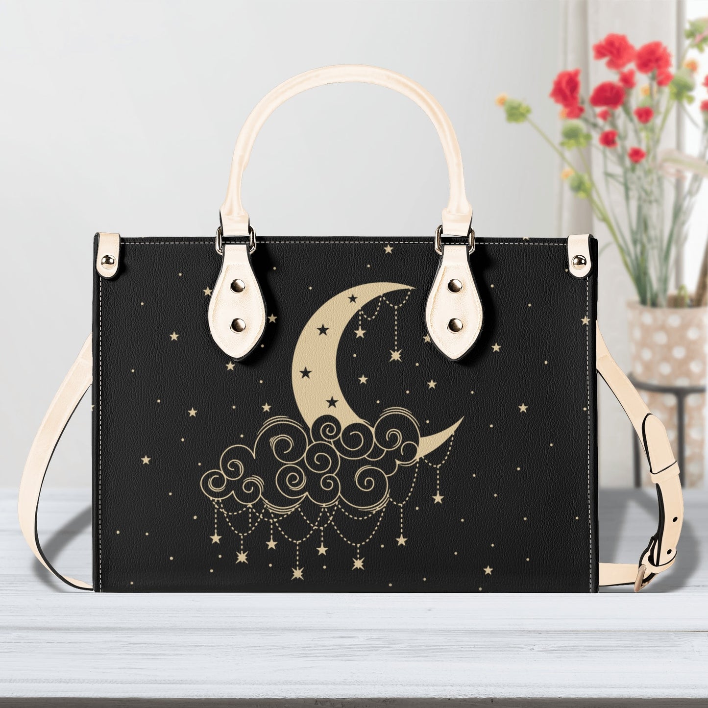 Moon Cloud 1-2 Glam Purse Luxury Womens Vegan Leather Handbag