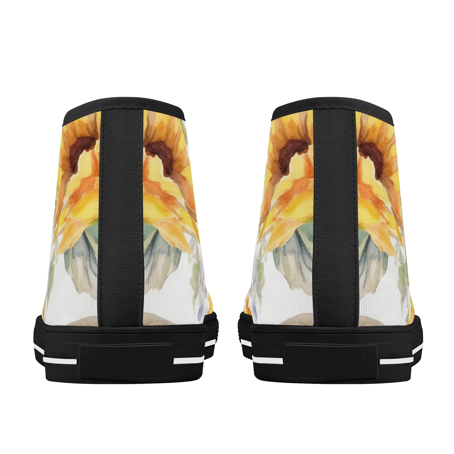 Sunflowers Womens High Top Canvas Shoes