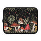 Mushrooms Witch Laptop Case, laptop sleeve, ipad tablet padded cover travel case