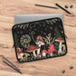 Mushrooms Witch Laptop Case, laptop sleeve, ipad tablet padded cover travel case