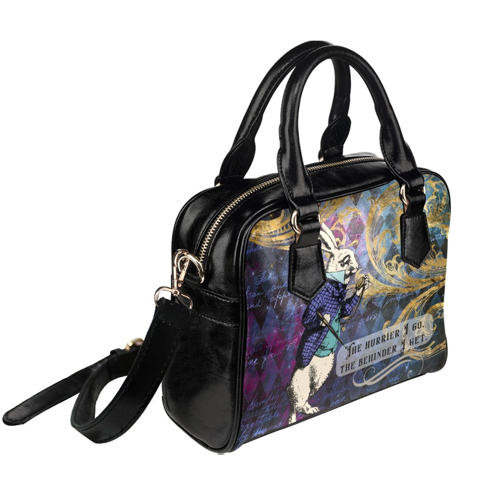 White Rabbit Purse, Alice in Wonderland Bowler Handbag