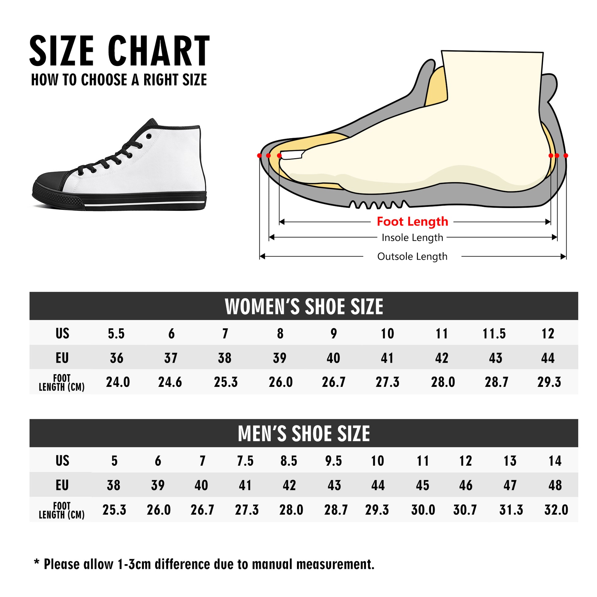 Harley Half-Opposites 3 Diamonds Joker Mens Rubber High Top Canvas Shoes Size Chart