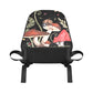 Red Mushrooms Backpack, Boho Bookbag (Select Size), Canvas Back pack, Witchy backpack, cottagecore