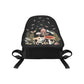 mushrooms backpack, witchy back pack