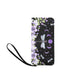 Purple Dragonflies Clutch Purse Zippered Wallet with Strap