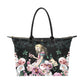 Alice in Wonderland Bag, Classic 15 Inch Handbag, Pink Roses