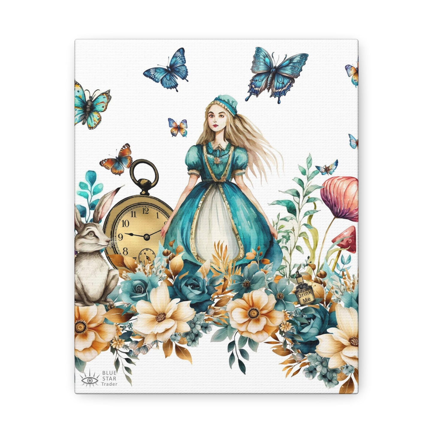 Alice in Wonderland Canvas Gallery Wrap Wall Artwork