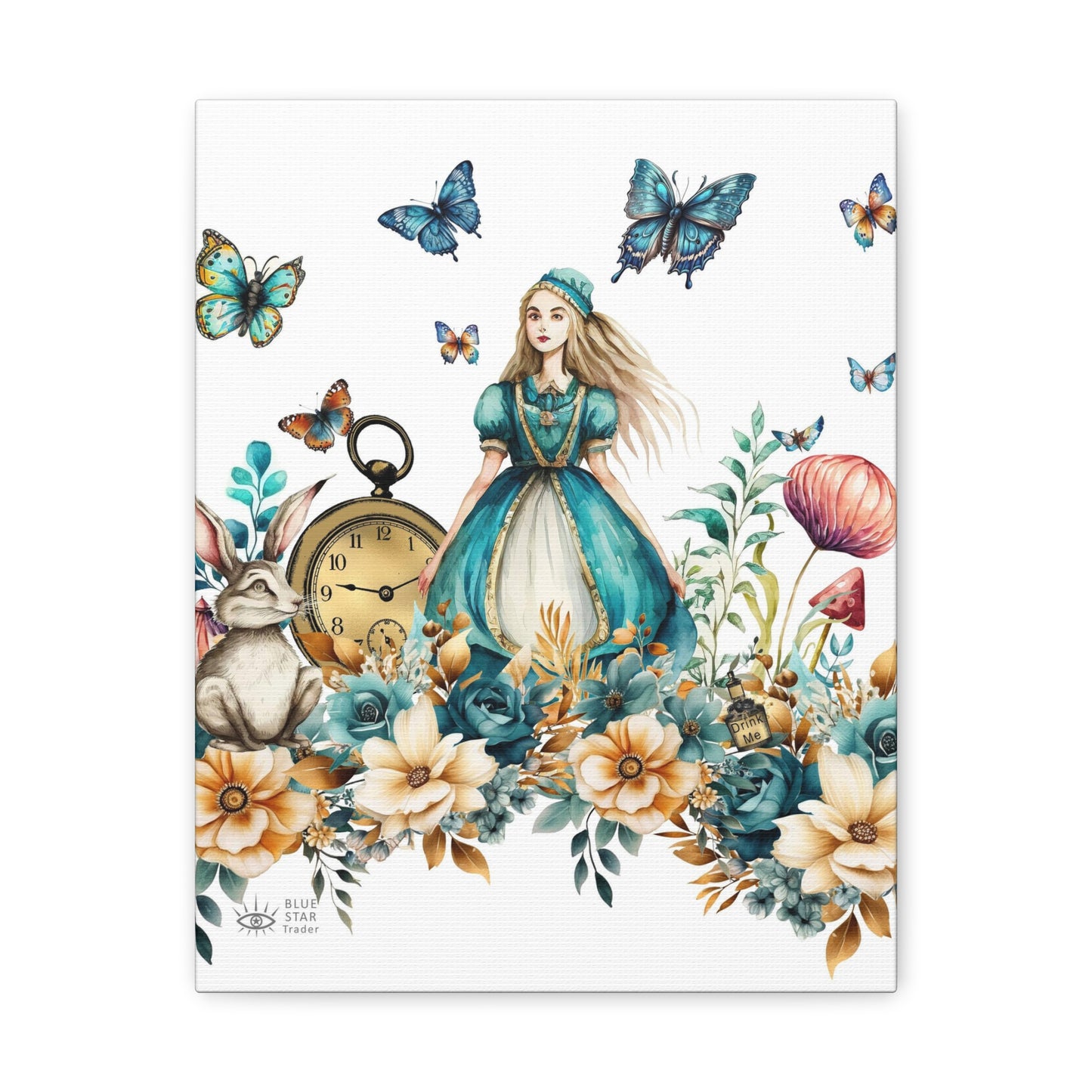 Alice in Wonderland Canvas Gallery Wrap Wall Artwork