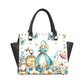 White Alice In Wonderland #21 Rivet Shoulder Bag