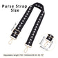 Black and White Arrows Purse Strap, Bag Strap | 31 - 51 Inch Guitar purse straps