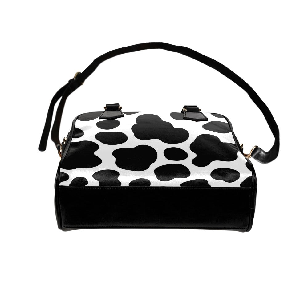 cow print purse, handbag, shoulder bag