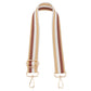Retro Brown Striped Purse Strap, Bag Strap | 28 - 50 Inch Guitar purse straps