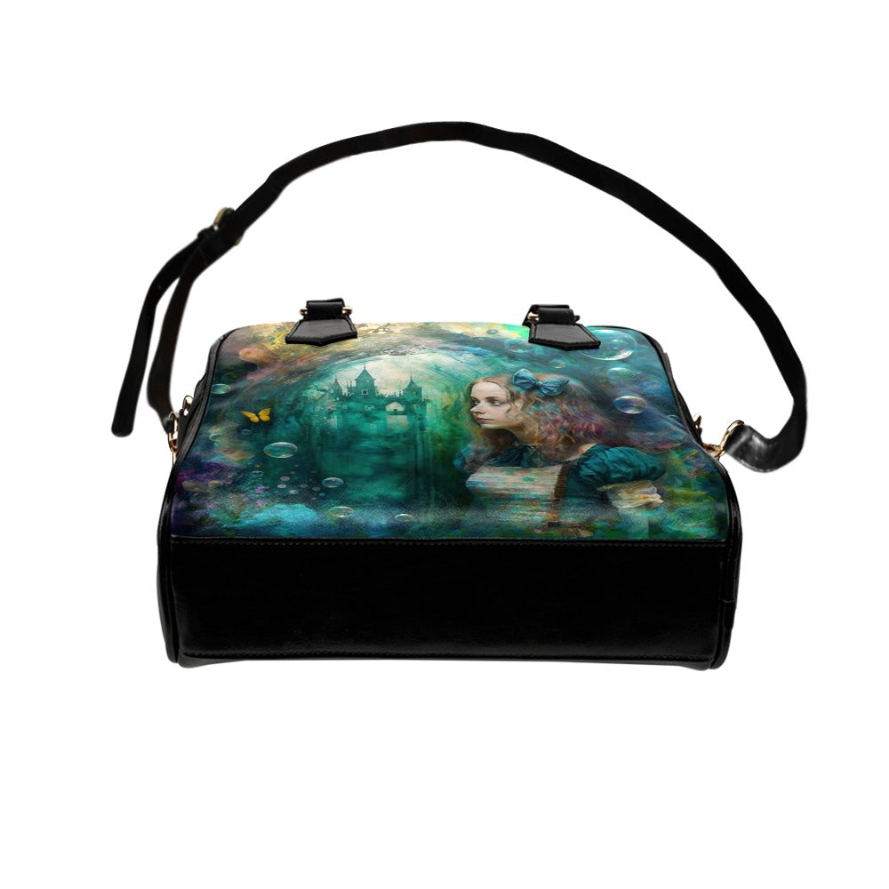 Dark Alice In Wonderland #9 Handbag, Bowler Bag Purse