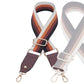 Rust Brown Striped Purse Strap, Bag Strap | 30-48 Inch Guitar purse straps