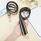BLACK GOLD STRIPED Purse & Bag Straps | Adjustable Length Crossbody purse straps