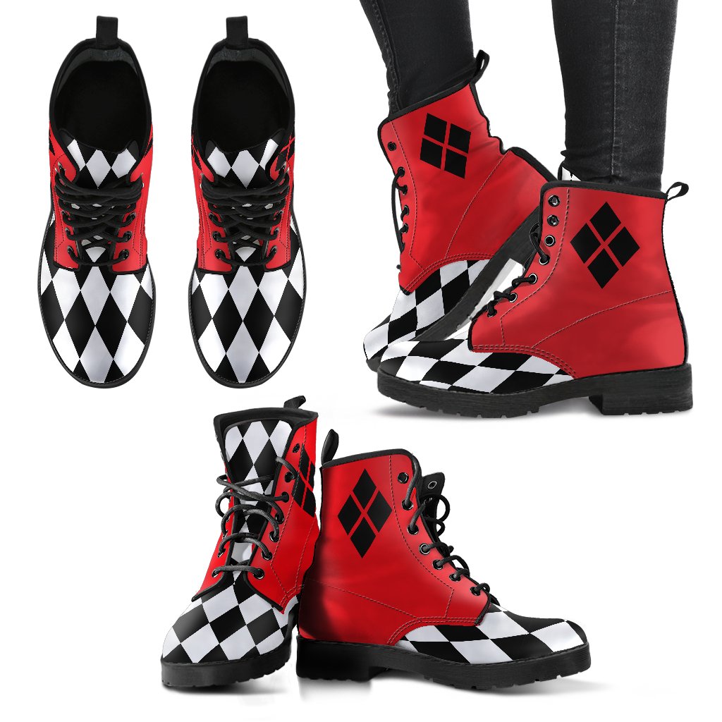 Coolest Joker Boots Combat Style (Size EU41 / Women's 10 / Men's Size 7