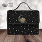 minimalist moon and stars cross body purse