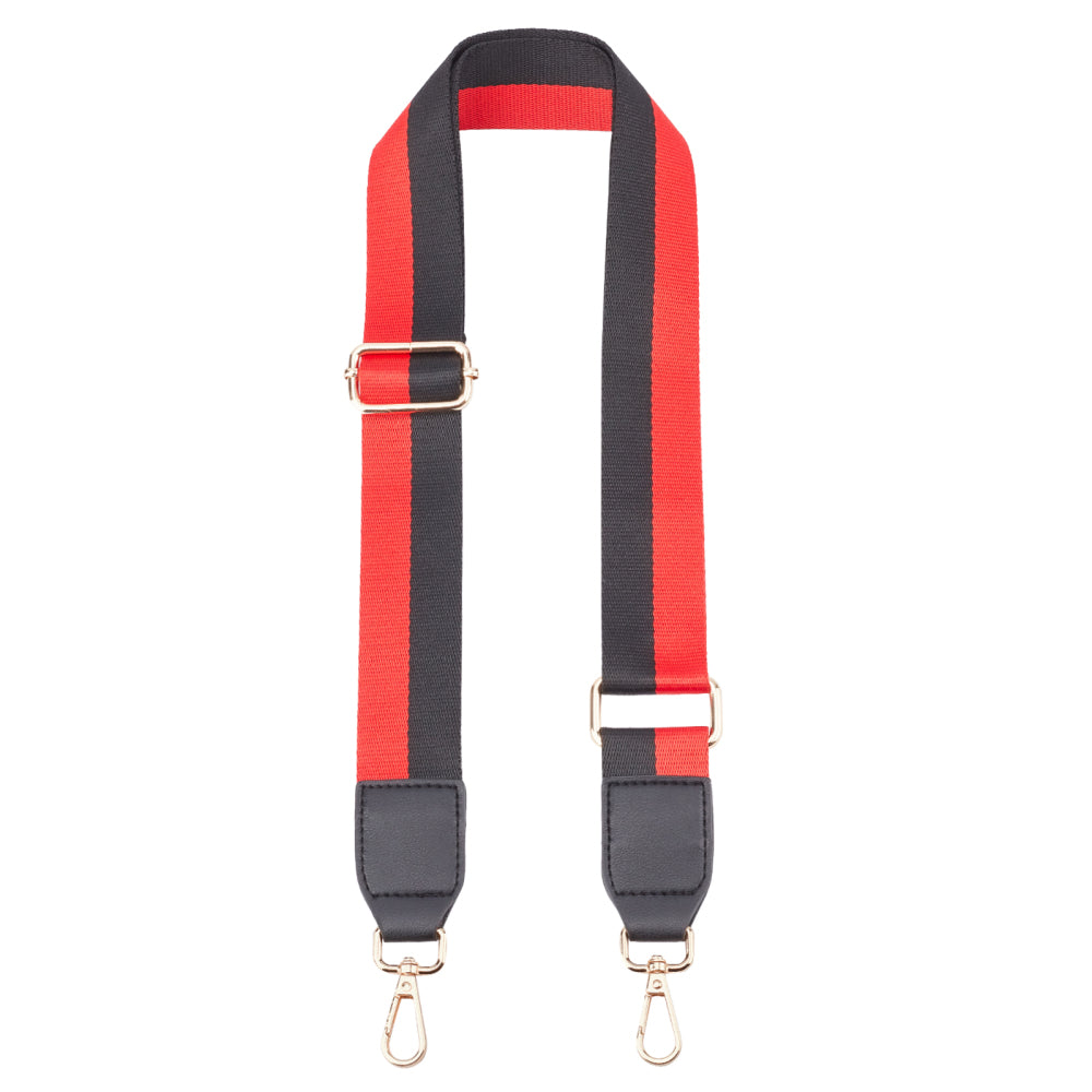 RED & BLACK Purse & Bag Straps | 31 - 55 Inch Crossbody purse straps