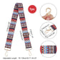 red blue multi colored purse strap, tribal adjustable length purse strap