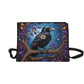 Blue Raven Cross Body Purse, Vegan Canvas Bag