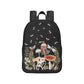 mushrooms backpack, witchy back pack