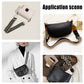 Black Silver Bars Purse Strap, Bag Strap | 31 - 51 Inch Guitar purse straps
